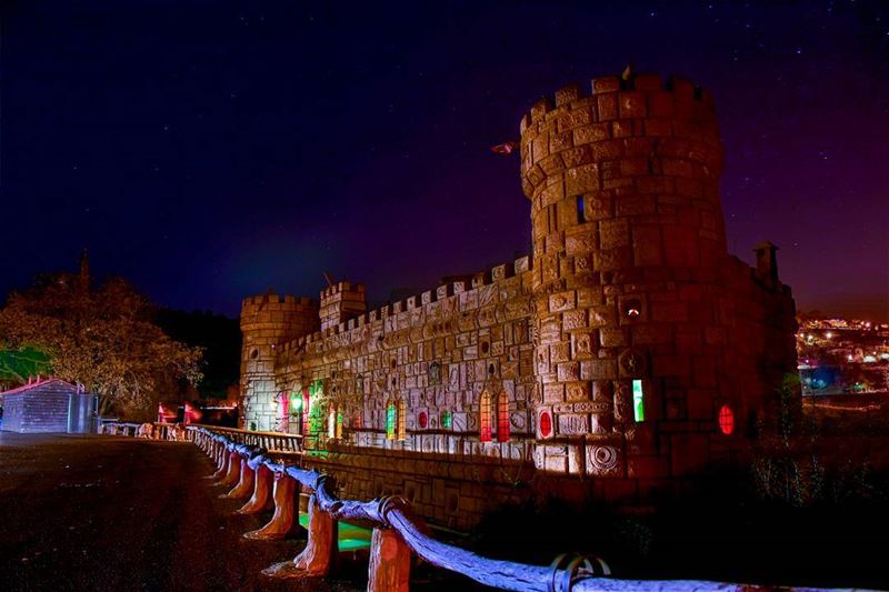  lebanon  elchouf  moussacastle  lebanontourism  nightshot ... (Moussa castleقلعة موسى)