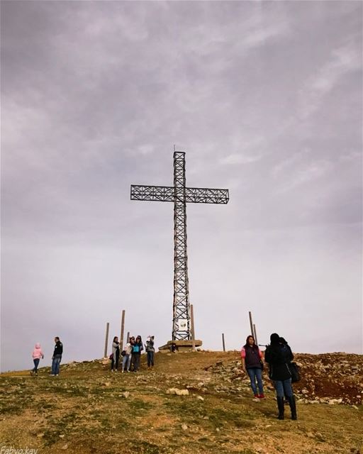  lebanon faraya saint_charbel cross skypron farayalovers st_charbel croix... (Faraya, Mont-Liban, Lebanon)