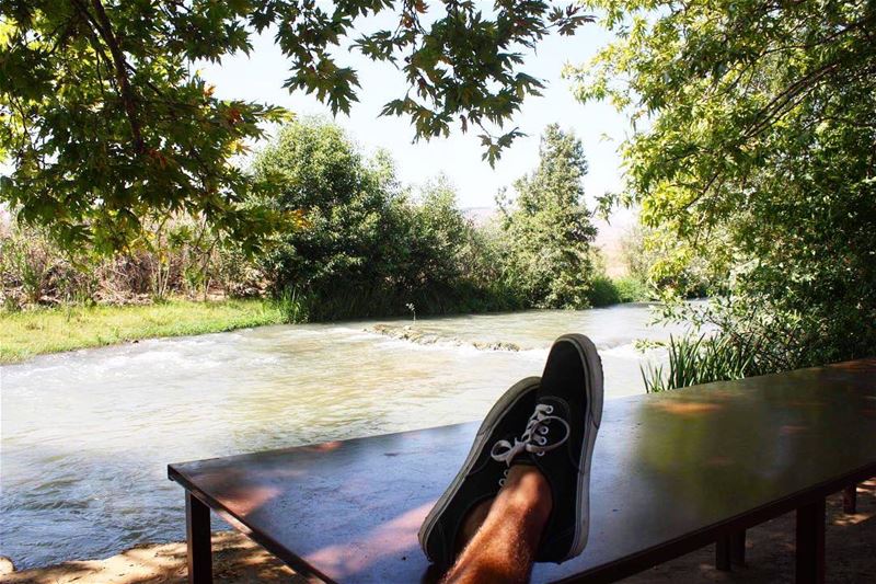  lebanon  khardali  river relaxing in the beautiful  lebanesenature ... (Khardali River)