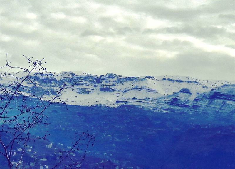 ❄  Lebanon  Lebanese   Dannieh  village   landscape  Clouds  Snow  ... (Minieh-danieh)