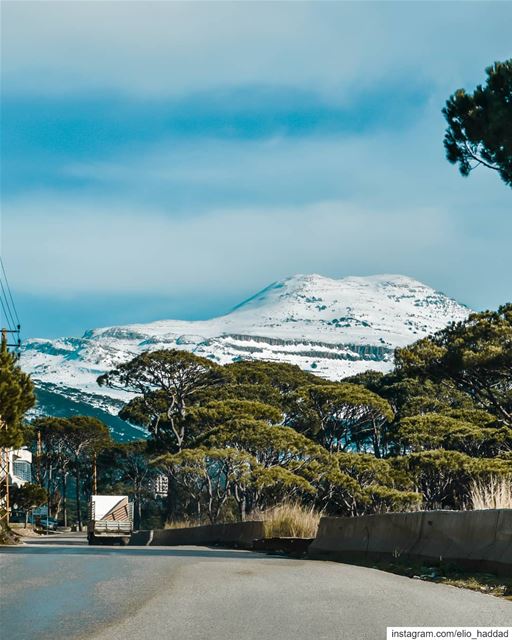  Lebanon 🇱🇧 LiveLoveLebanon  LiveLoveBeirut  Snow  White  Nature  Sky ... (Falougha, Mont-Liban, Lebanon)