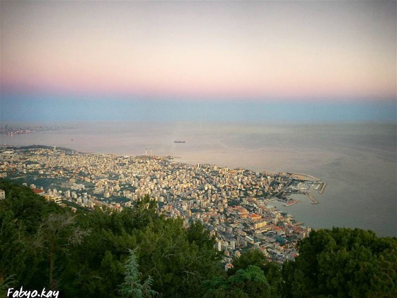  lebanon morning harissa skyline nature naturephotography  skylovers... (Harîssa, Mont-Liban, Lebanon)