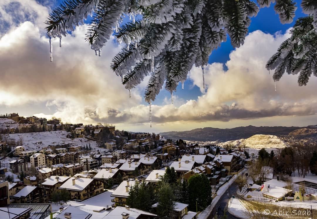 Lebanon  mzaar  intercontinental   intercontinentalmzaar  snowylandscape ... (Mzaar Kfardebian)