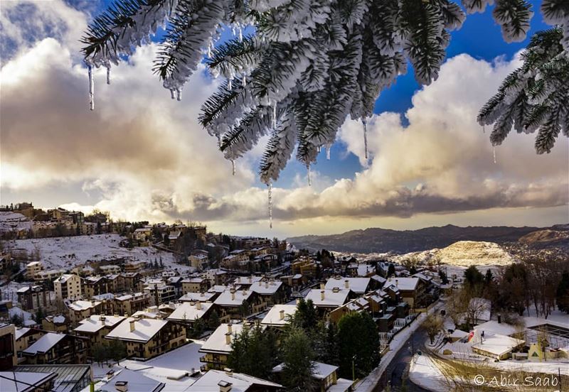 Lebanon  mzaar  intercontinental   intercontinentalmzaar  snowylandscape ... (Mzaar Kfardebian)