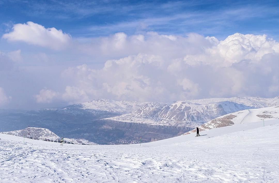 LEBANON 🇱🇧📷 - Mzaar Kfarbedian••••• Lebanon  SeriesOfTee  snow ... (Faraya, Mont-Liban, Lebanon)
