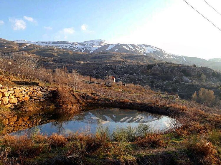  lebanon  nature  landscape  lake  mountain  reflection  hiking  trekking ...
