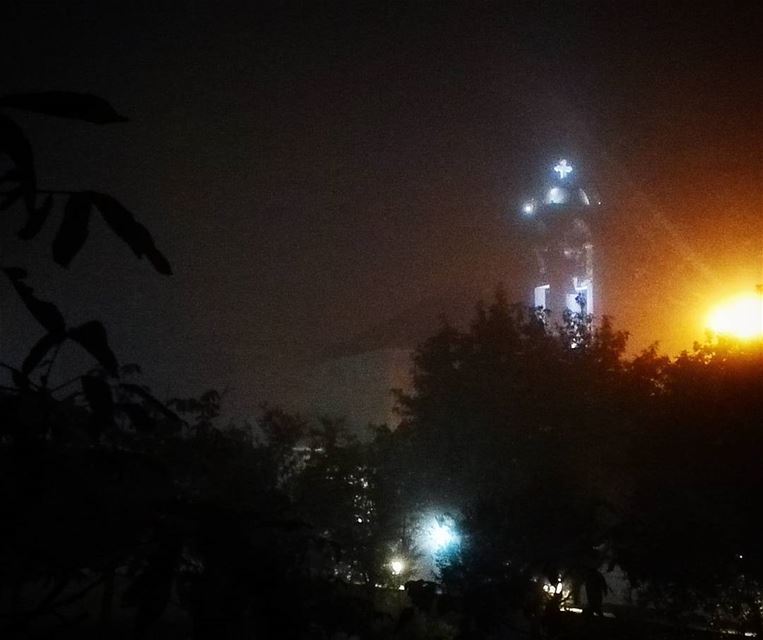  lebanon  night  church  maronite ... (Qarnayel)