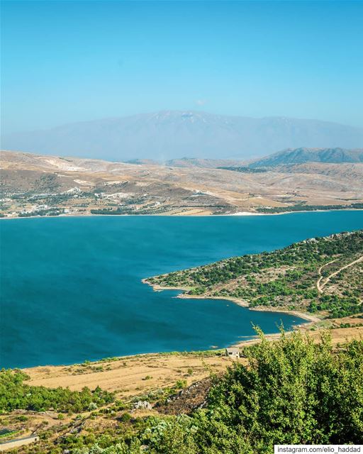  Lebanon 🇱🇧  Qaraoun  Nature  Sky  Colors  Mountain  Green  Wonderful ... (El Qaraoun, Béqaa, Lebanon)