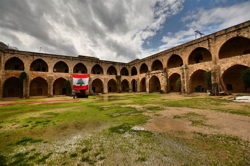  lebanon  saida  nikon📷  photography  aroundtheworld  oldplaces ... (خان الافرنج)