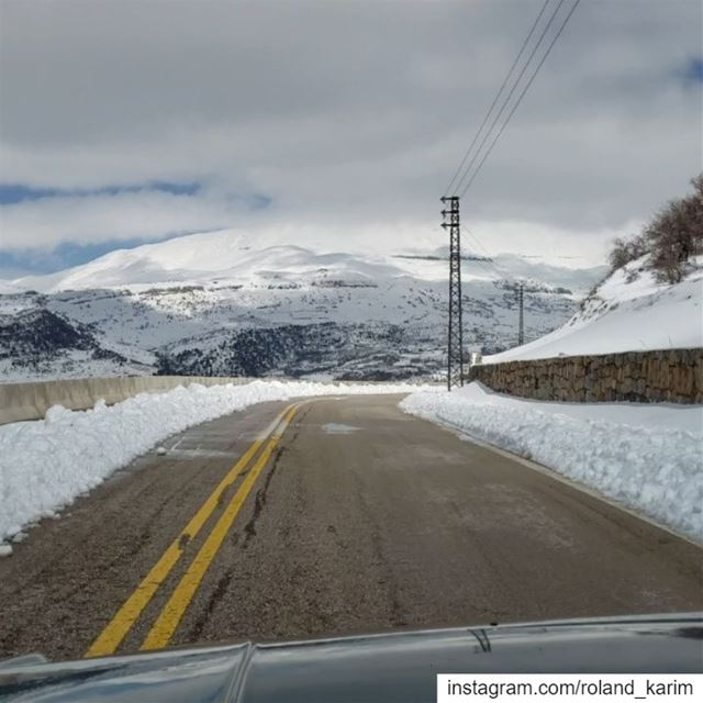  lebanon  sanin  snow  lebanonweather ... (Mount Sannine)