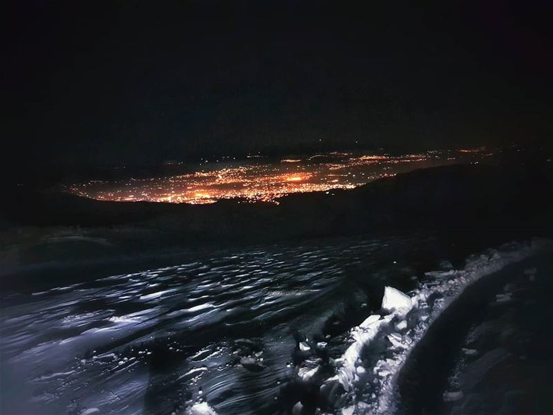  lebanon  snow  mountains  scenery  night   offroad  offroading  theimaged... (Mount Sannine)