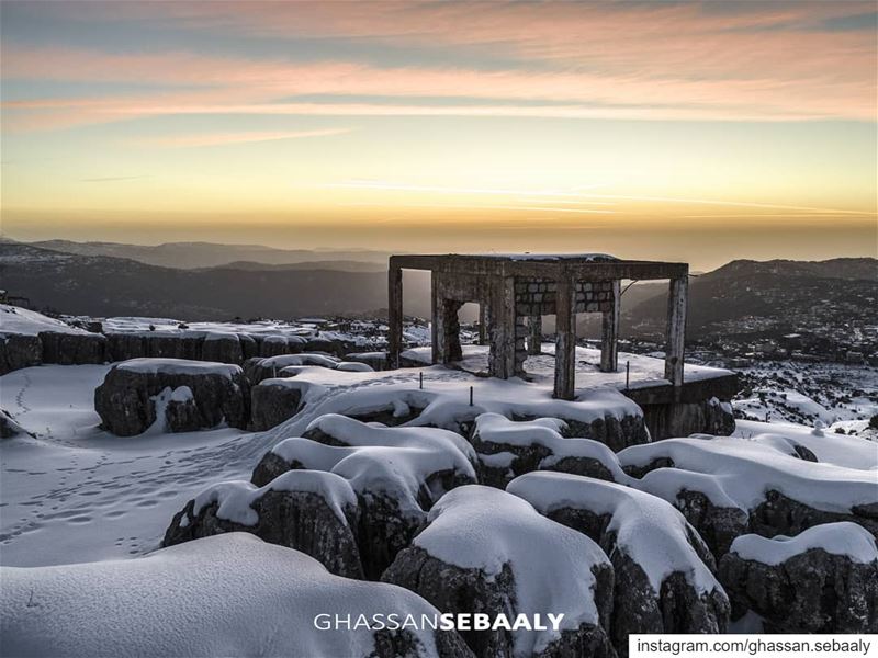 🇱🇧  lebanon snowfall  snow  winter  nature  cold  snowing  sky ... (Mount Lebanon Governorate)