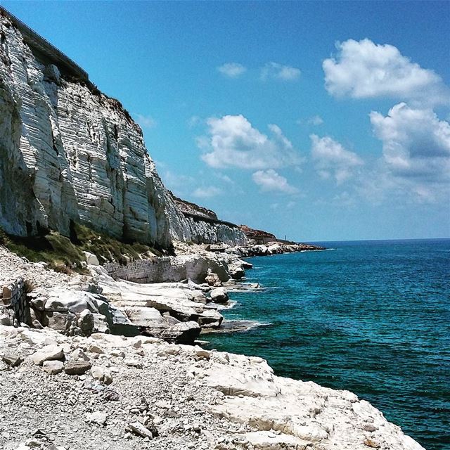  lebanon  southlebanon  aljanub  naqoura  tyre  cliff  calcaire  walls ...