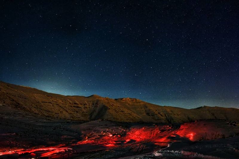  lebanon  stars  mountains  scenery  moon  nights  sunsetporn ...