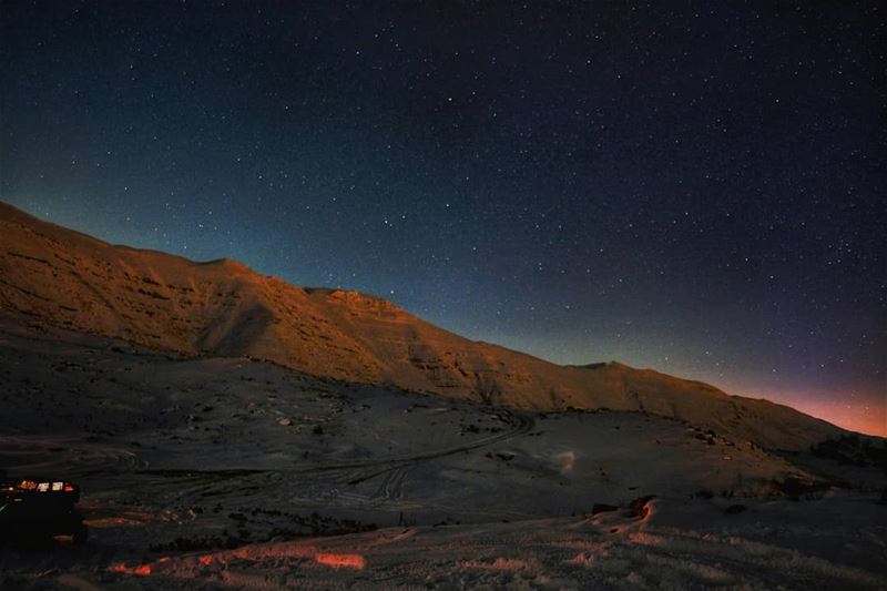  lebanon  stars  mountains  scenery  sunsets  sunsetlovers  sunsetporn ... (Qanat Bakish, Mont-Liban, Lebanon)