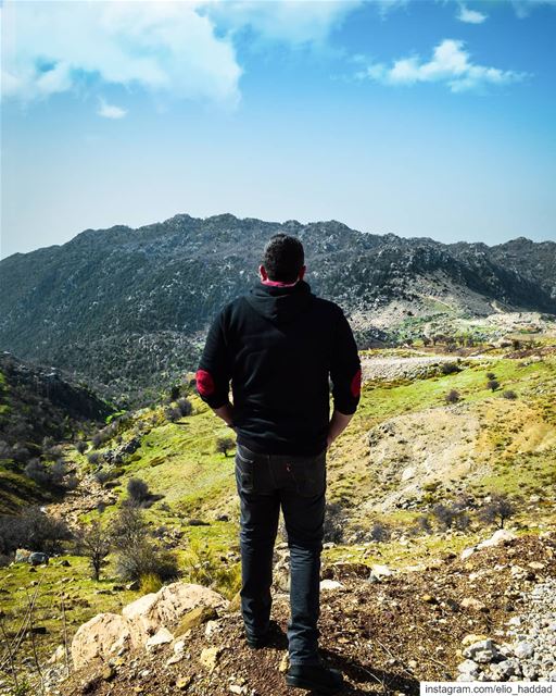  Lebanon  Sunday  Morning  Mountains  Mountain  Spring  Sky  Blue  Clouds ... (Wata' Al Jawz, Mont-Liban, Lebanon)