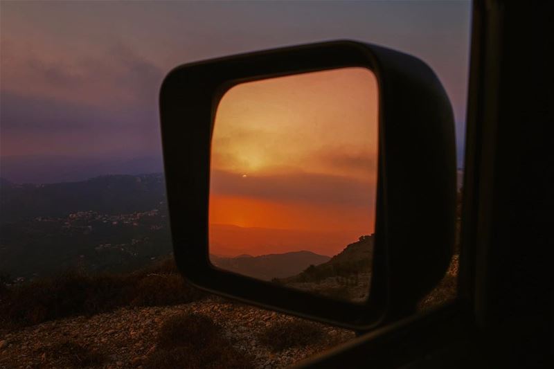  lebanon  sunset  mountains  scenery  sunsets  sunsetlovers  sunsetporn ... (Jezzîne, Al Janub, Lebanon)