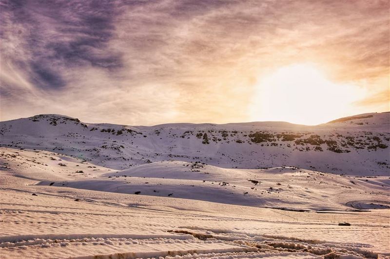  lebanon  sunset  mountains  scenery  sunsets  sunsetlovers  sunsetporn ... (Mount Sannine)