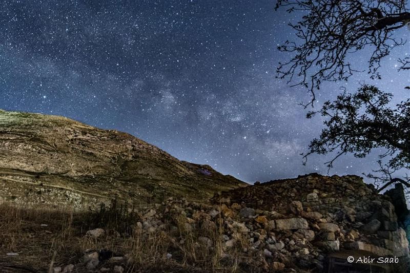  lebanon  tbt  throwback  milkyway  sky  landscapephotography ... (Sannin, Mont-Liban, Lebanon)