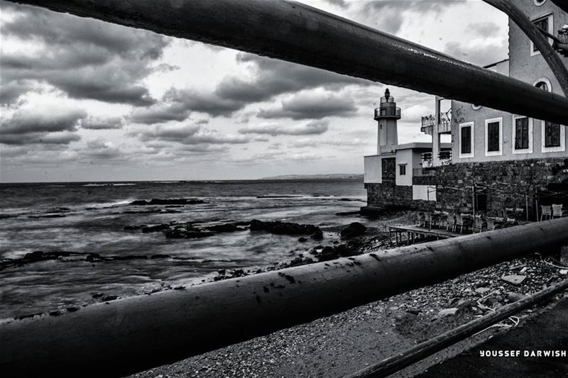  lebanon  Tyre  bw  lighthouse  libano  livelovebeirut  livelovejezzine ...