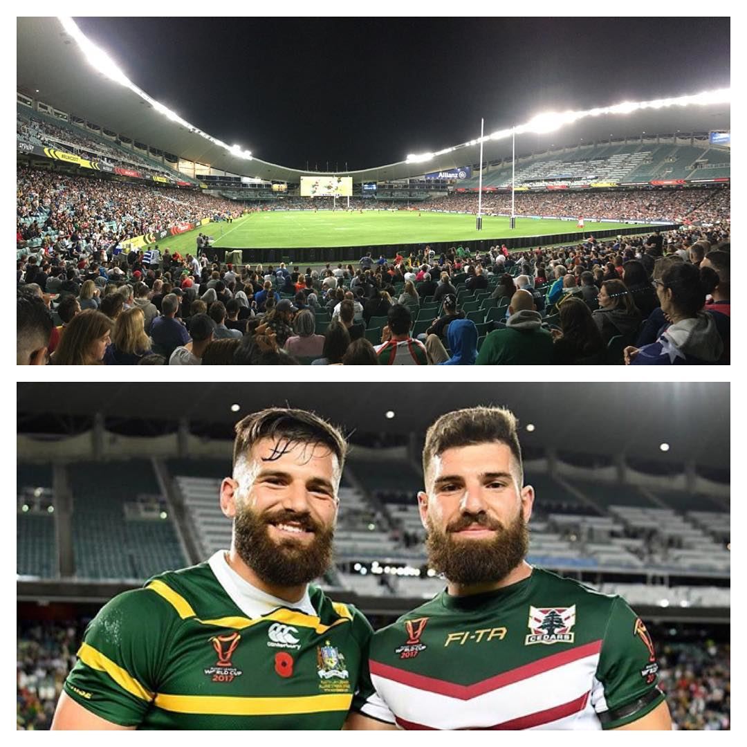 🇱🇧Lebanon vs Australia🇦🇺 Rugby League World Cup 2017 in Sydney,... (Allianz Stadium)