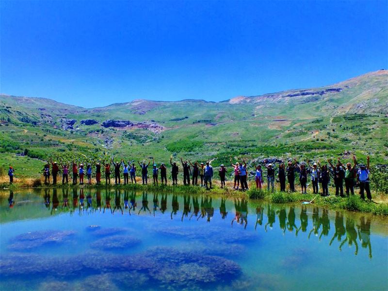 Lebanon we love you ❤ hiking  explorelebanon  picoftheday ... (Baskinta, Lebanon)