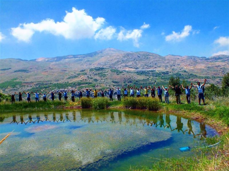 Lebanon we love you ❤ hiking  explorelebanon  picoftheday ... (Baskinta, Lebanon)