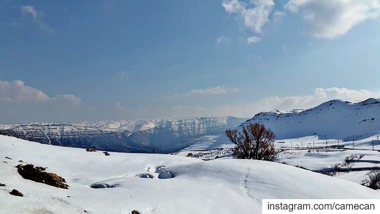  lebanon  winter  season  snow  mountains  laqlouqvillage ...