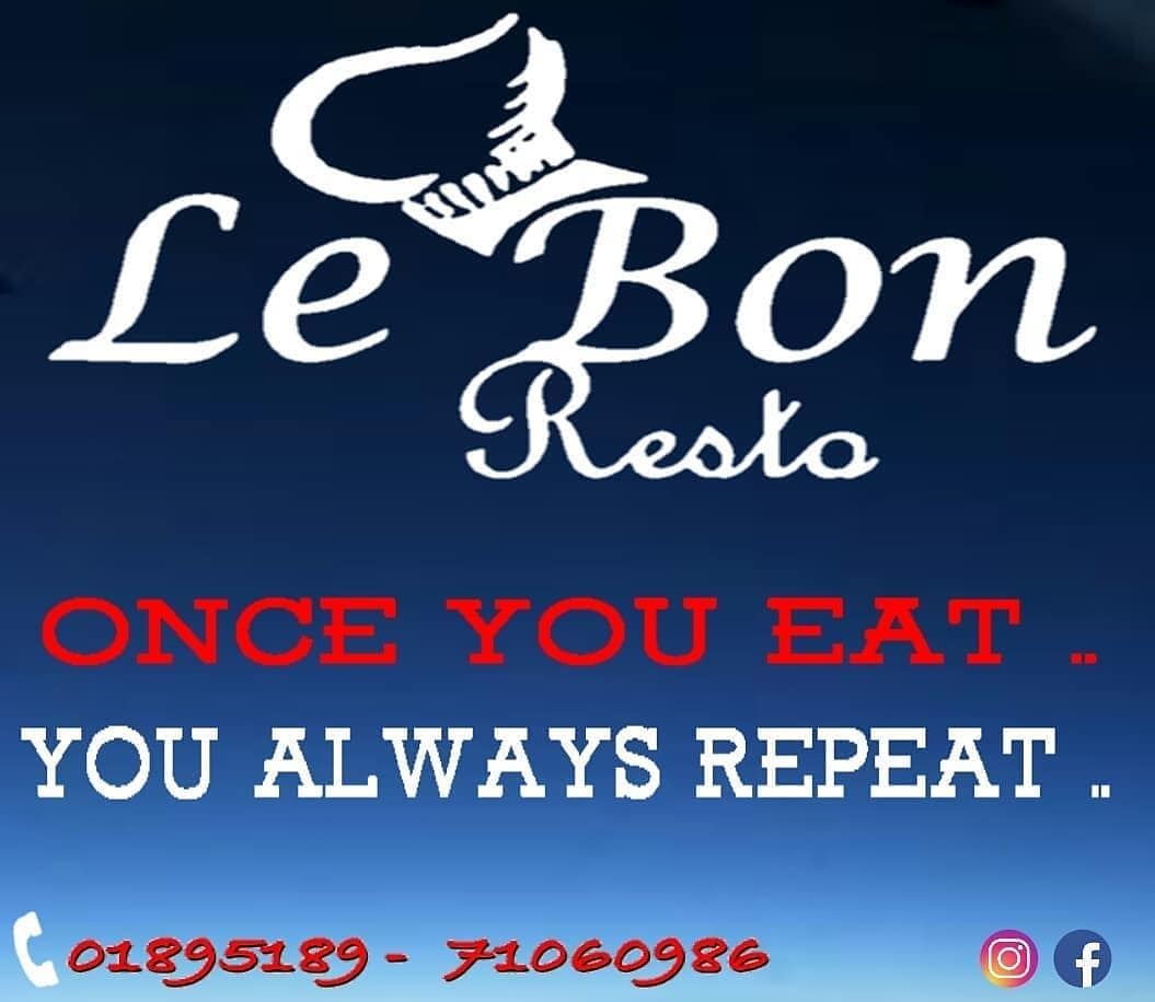 @lebonresto -  Once you eat ..You always repeat ..*********************** (Le bon)