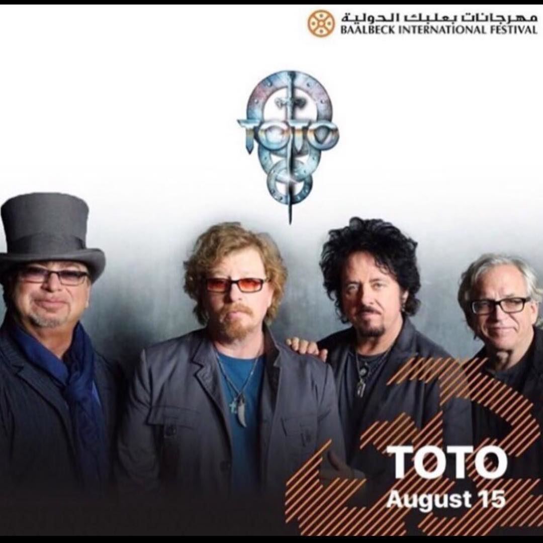 Legendary American rock band TOTO closing our 2017 cycle on Tuesday august...