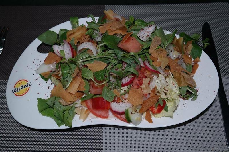 @lekmetbaytna -  Fattoush lover 😍😍 fattoush  lebanese  lebanesefood ... (Baouchrîye, Mont-Liban, Lebanon)