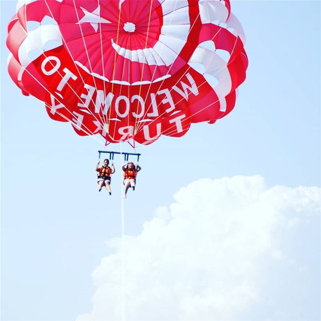 ✔Let it go fundayout  activities  outdooractivities  parasailing ... (Marmaris)