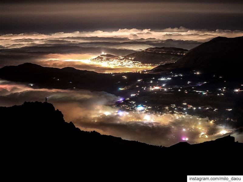 Let light shine out of darkness.🌌 📸@bassil.jad longexposurephotography... (Cedars of God)