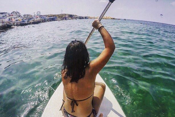 Let's drift away 💙🌊 liveloveanfeh  watersports  canoeing  kayaking ... (Enfeh)