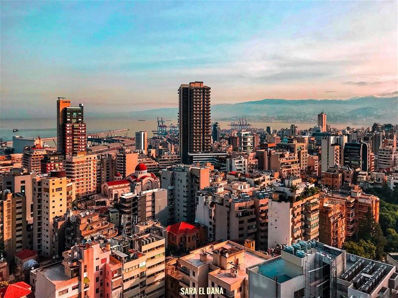 Let’s sit on a rooftop at 6 AM and talk about life 🌆 (Beirut, Lebanon)