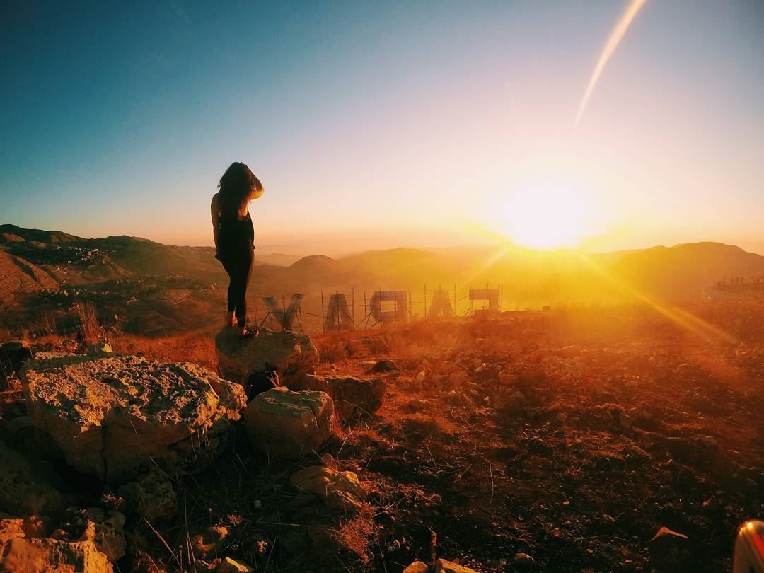 Let's 🌄....... sunset  mountain  gopro  goprohero4  vsco  vscocam... (Faraya, Mont-Liban, Lebanon)