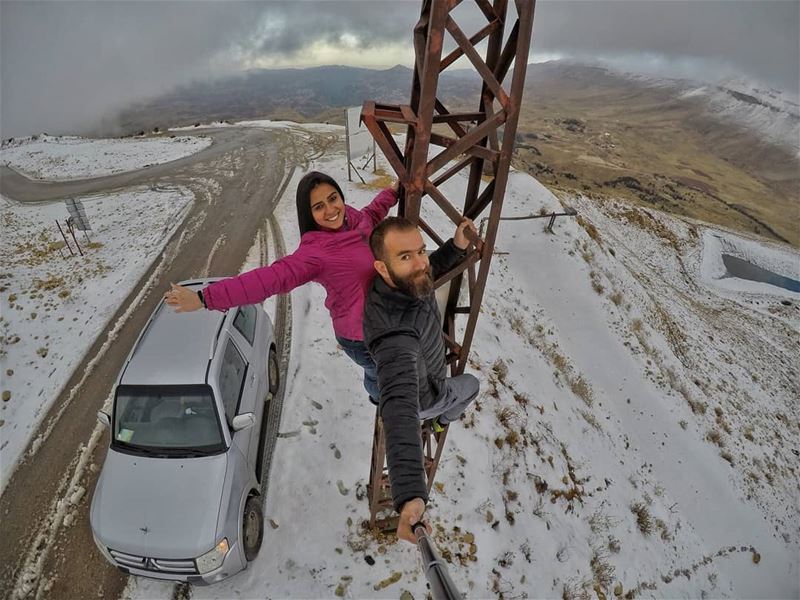 Let's take a look from the top.... livelovelebanon  lebanontimes ... (Cedars of God)