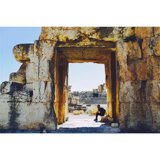 "Let's wander where the wifi is weak" 🌍 StoryOfLebanon  Baalbeck ... (Baalbek, Lebanon)