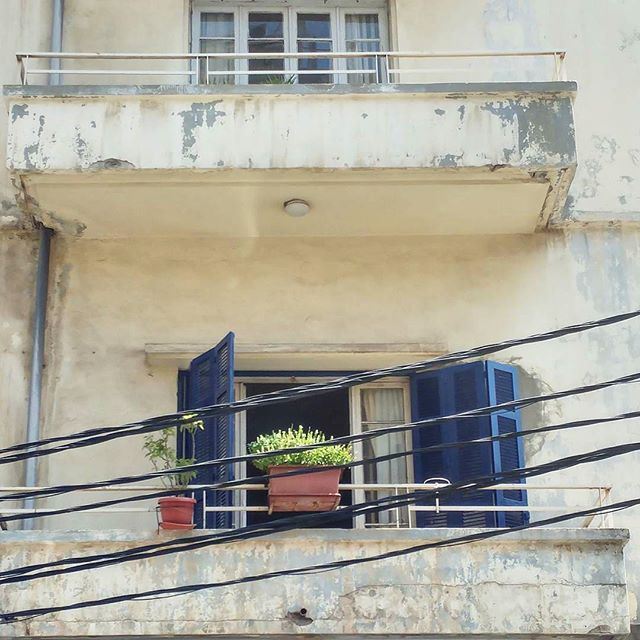 Let the morning fresh air come in 💙✨ [Photo by @antoniohab] (Badaro, Beirut)