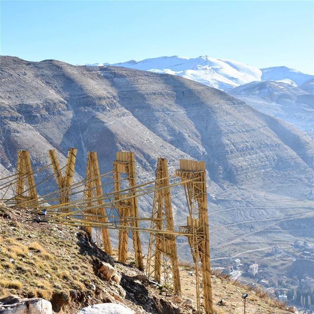 Let the season begin 🏔❄️••••••••••••••••••••••••••• snow  winter ... (Faraya, Mont-Liban, Lebanon)