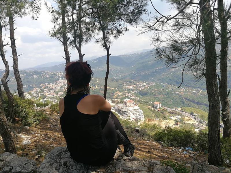 Lets just breathe...☀️ naturelovers  hikingtime  landscape  hiking ... (Chouf)