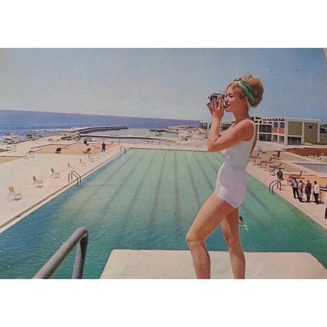 Liban Tabarja Beach in 1972 .