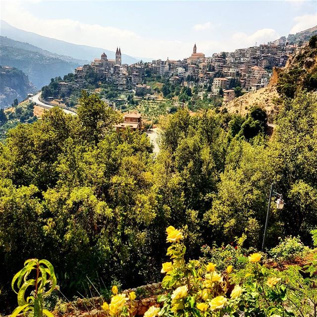 Life is a climb but the view is great  village  mountain  northlebanon ... (Bcharri, Liban-Nord, Lebanon)