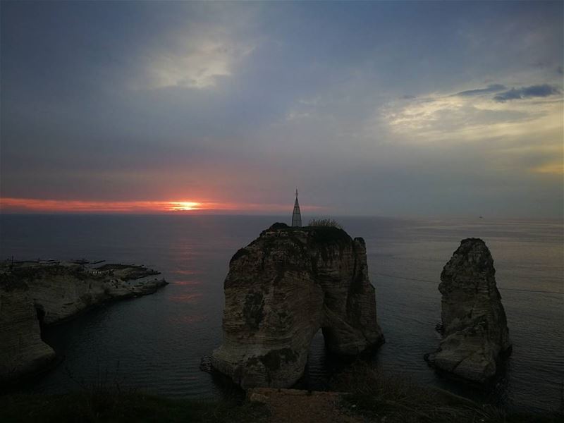 Life is all about enjoying every sunset and looking forward for the next... (Beirut- Al Rawsheh)
