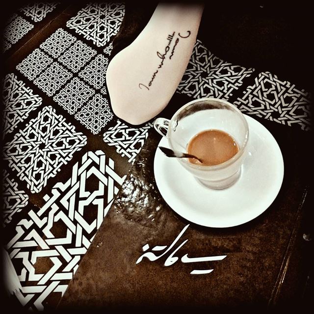 Life is like a cup of coffee, but is it true that we all really focus too... (Terrace Beirut - Kantari Village)