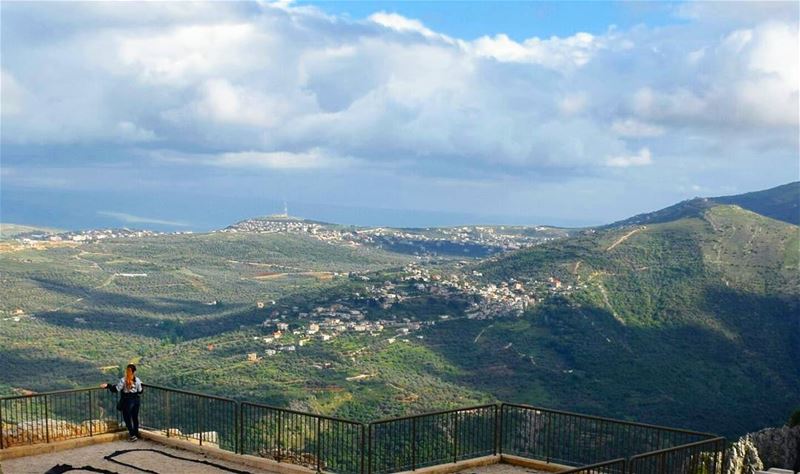 Life is Like a mountain, Hard to climb but worth the Amazing View from the... (Beaufort Castle, Lebanon)