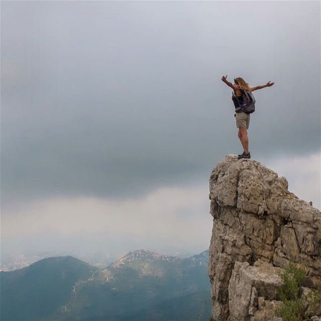 Life is like a mountain, it’s easier to get down but the view from the top... (Ouâdi Jezzîne, Al Janub, Lebanon)