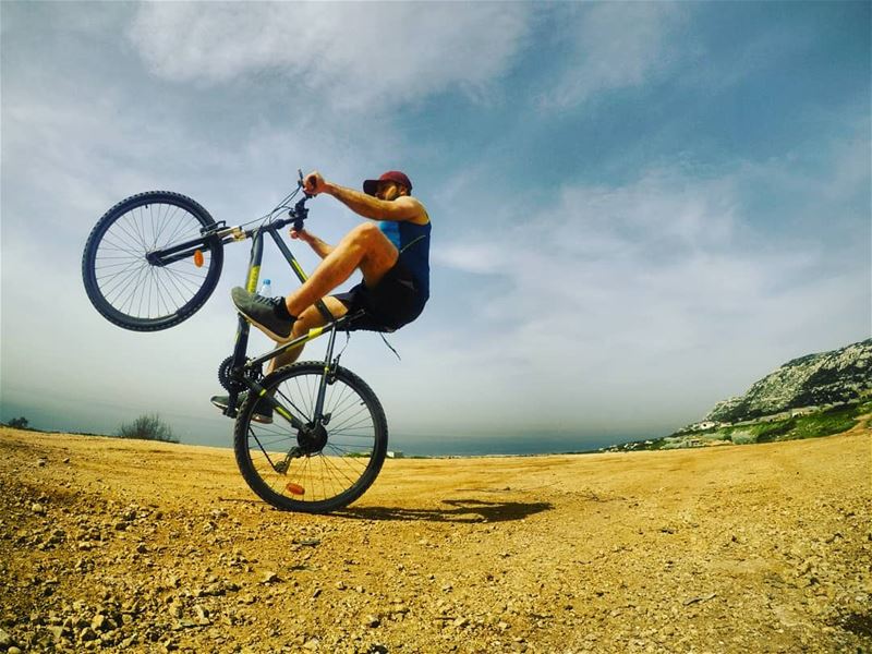 Life is like riding bicycle, to keep your balance, you must keep moving 🚵‍ (Kfardebian,Mount Lebanon,Lebanon)