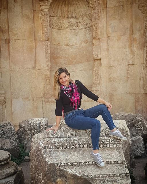 'Life is not a problem to be solved, but a reality to be experienced..".... (Baalbek , Roman Temple , Lebanon)
