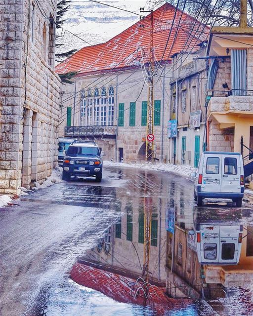 Life is truly a reflection of what we allow ourselves to see and be -... (Ehden, Lebanon)